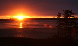 Sunset in Churchill.