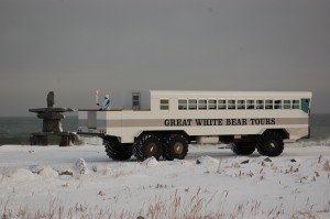 Olympic torch in Churchill, MB.
