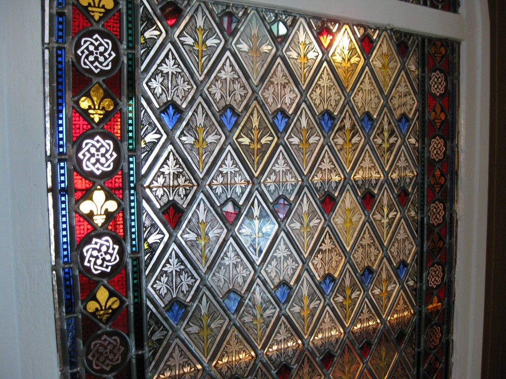 Lady Franklin stained glass window in Churchill,MB.