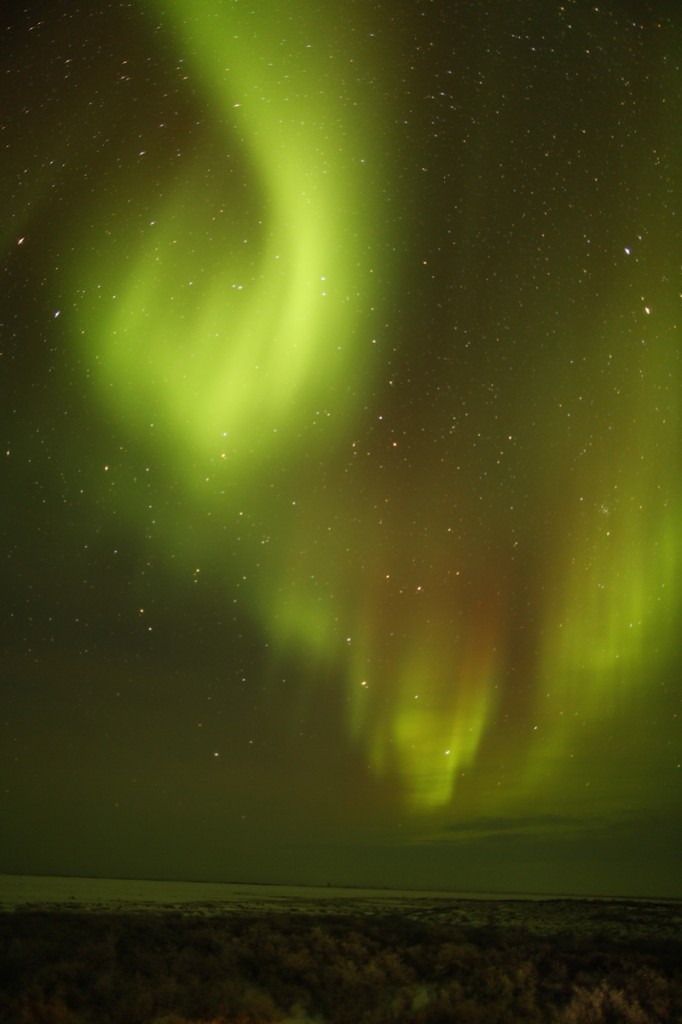 Aurora last lights, Photo Eric Rock.