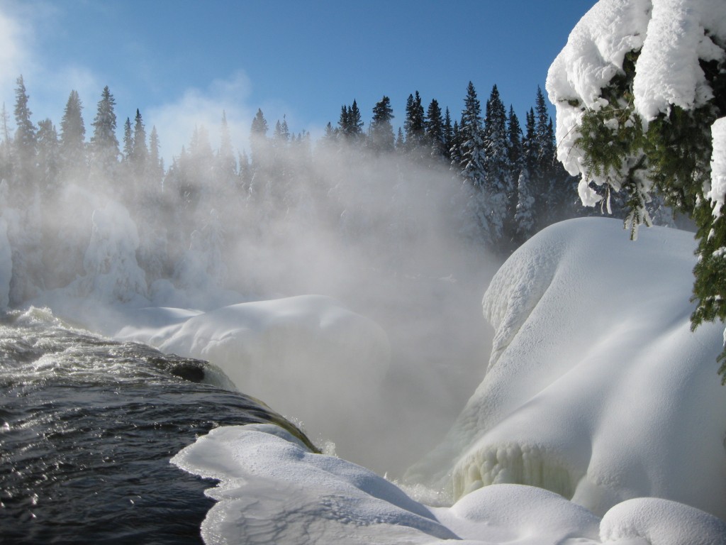 Pisew Falls near Thompson ,MB.