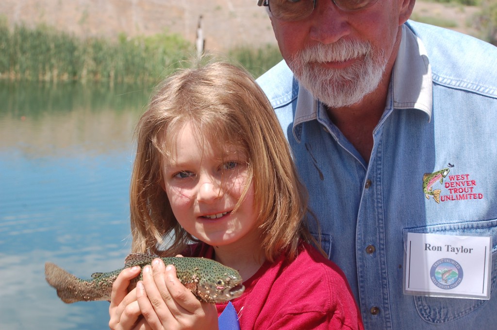 A nice rainbow trout at the derby.