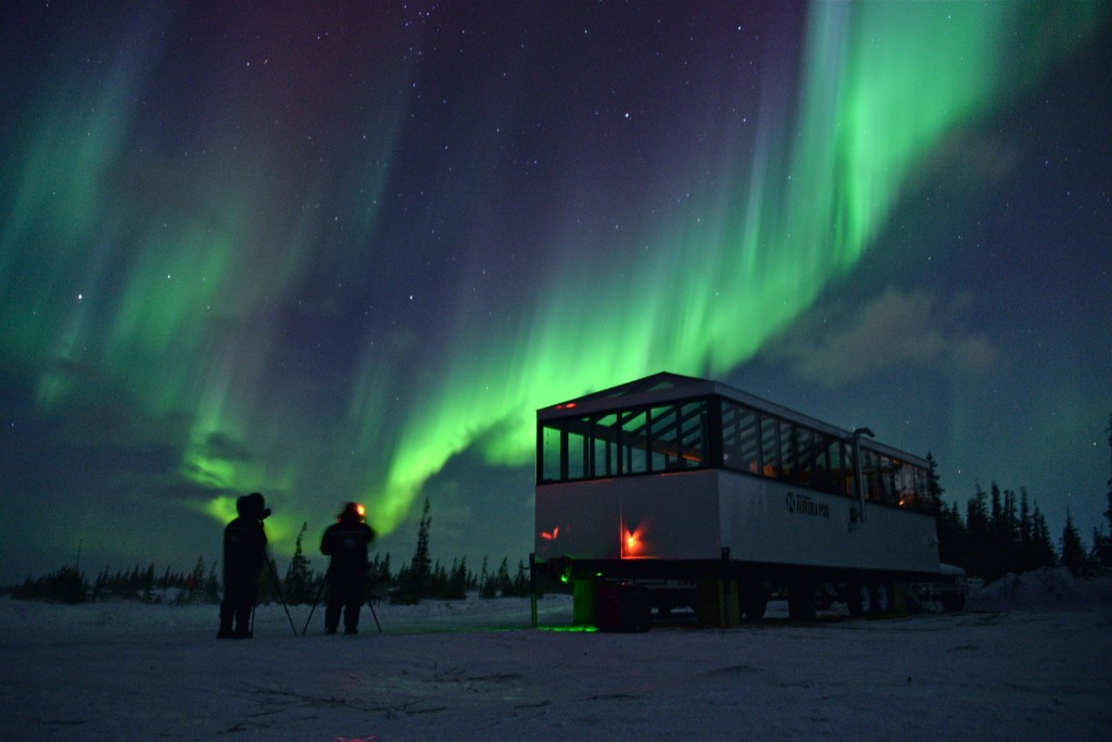 Northern lights in Churchill, MB