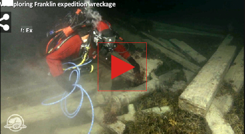 Breaking Video News- Franklin Erebus Shipwreck
