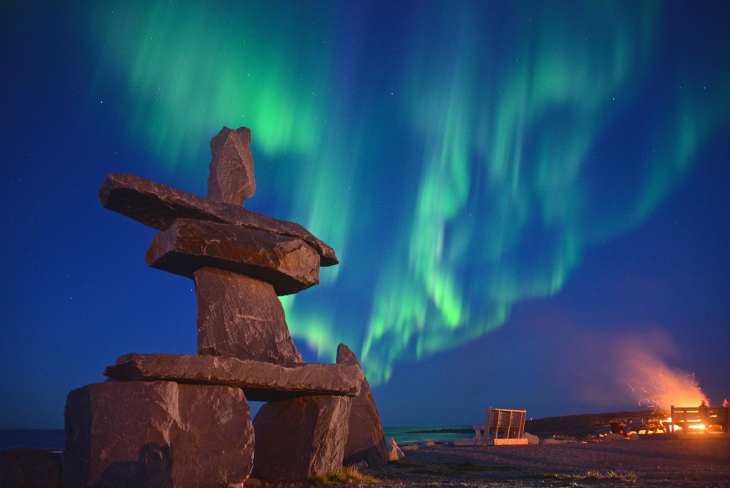 northern lights in Churchill, Manitoba.