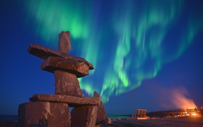 Awesome Summer Northern Lights in Churchill