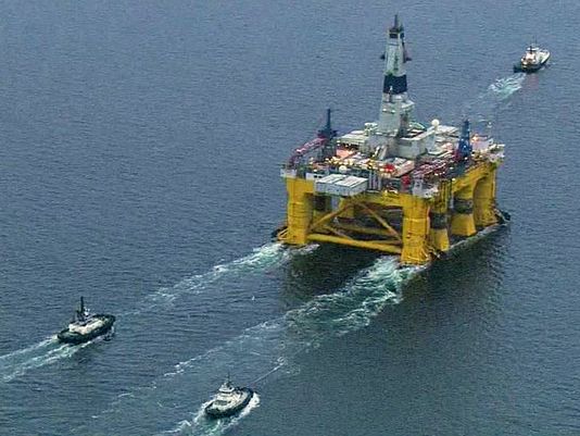 Shell oil rig Arctic