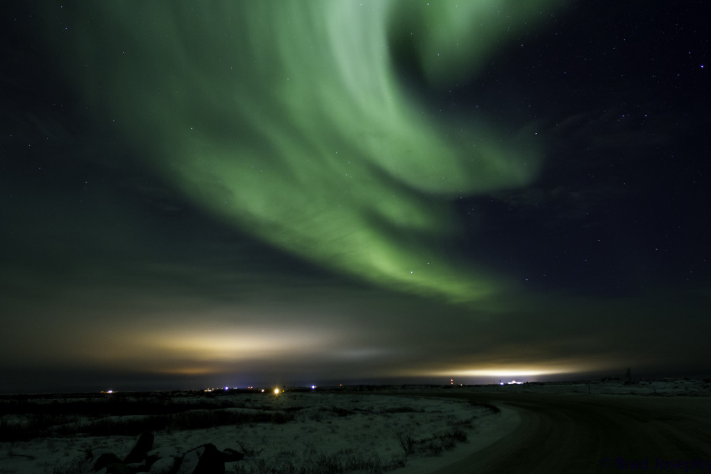 northern lights in Churchill, Manitoba