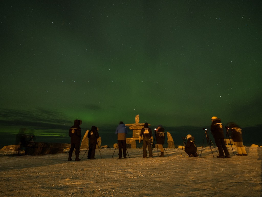 aurora borealis in Churchill, Manitoba