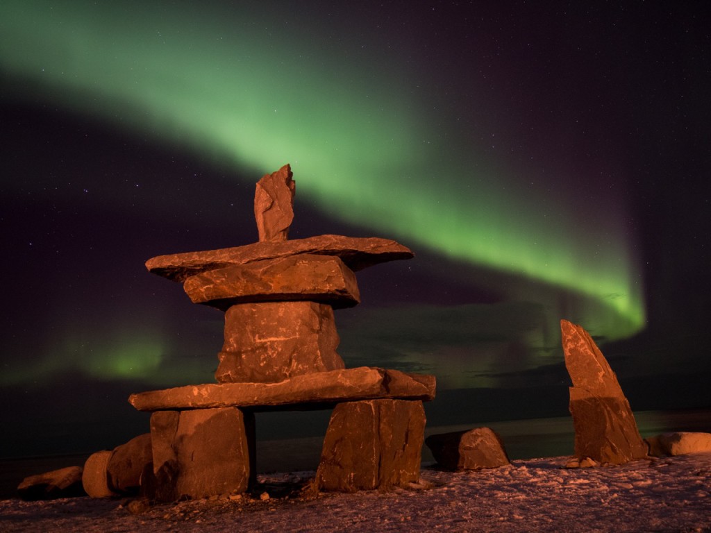 northern lights in Churchill, Manitoba