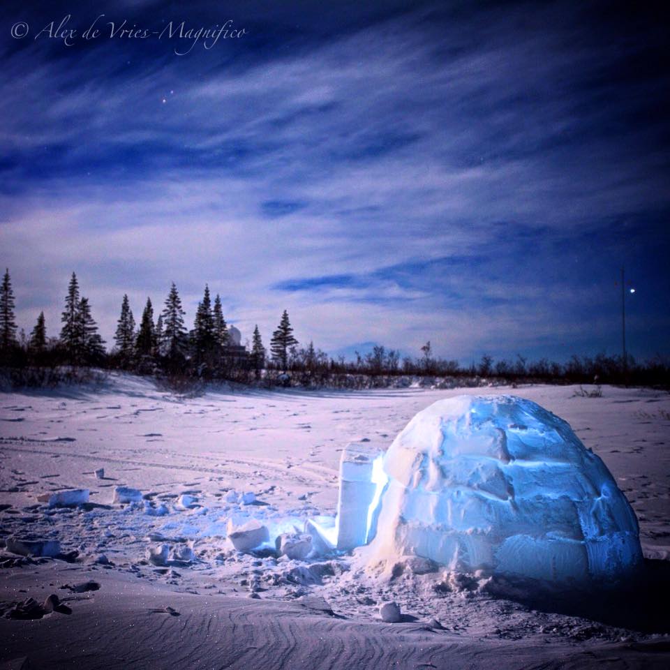 Igloo in Churchill, Manitoba