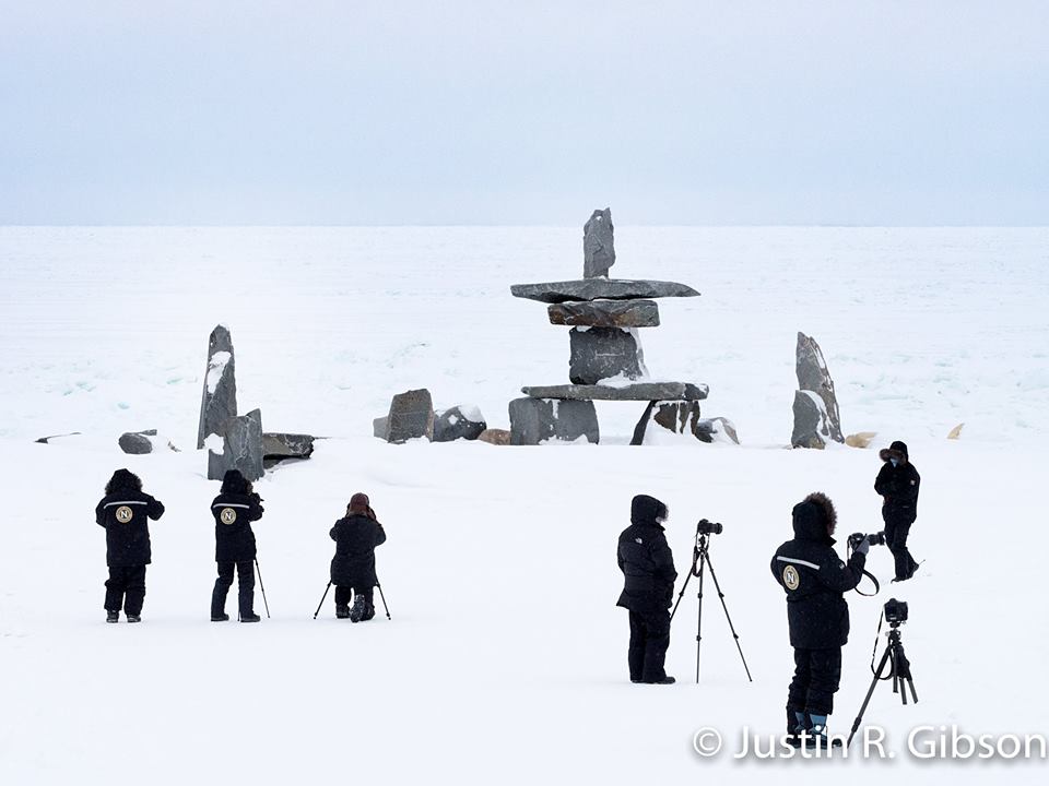 Inukshuk in Churchill, Manitoba