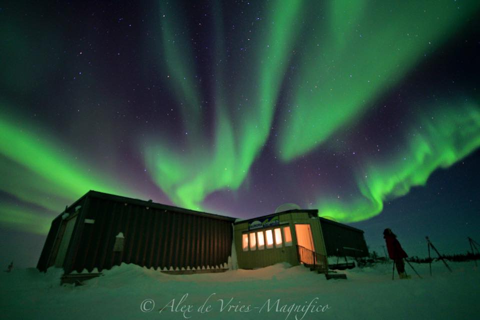 Aurora domes in Churchill.