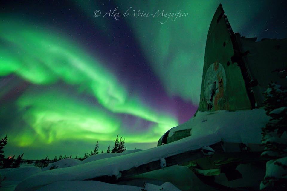 Northern lights in Churchill, Manitoba