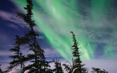 Aurora Borealis Burning Bright in Churchill