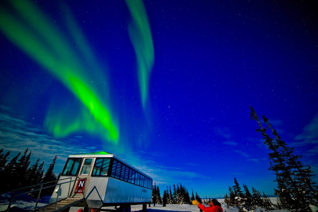 Northern lights above Churchill