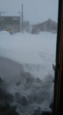 Snow in Churchill, Manitoba