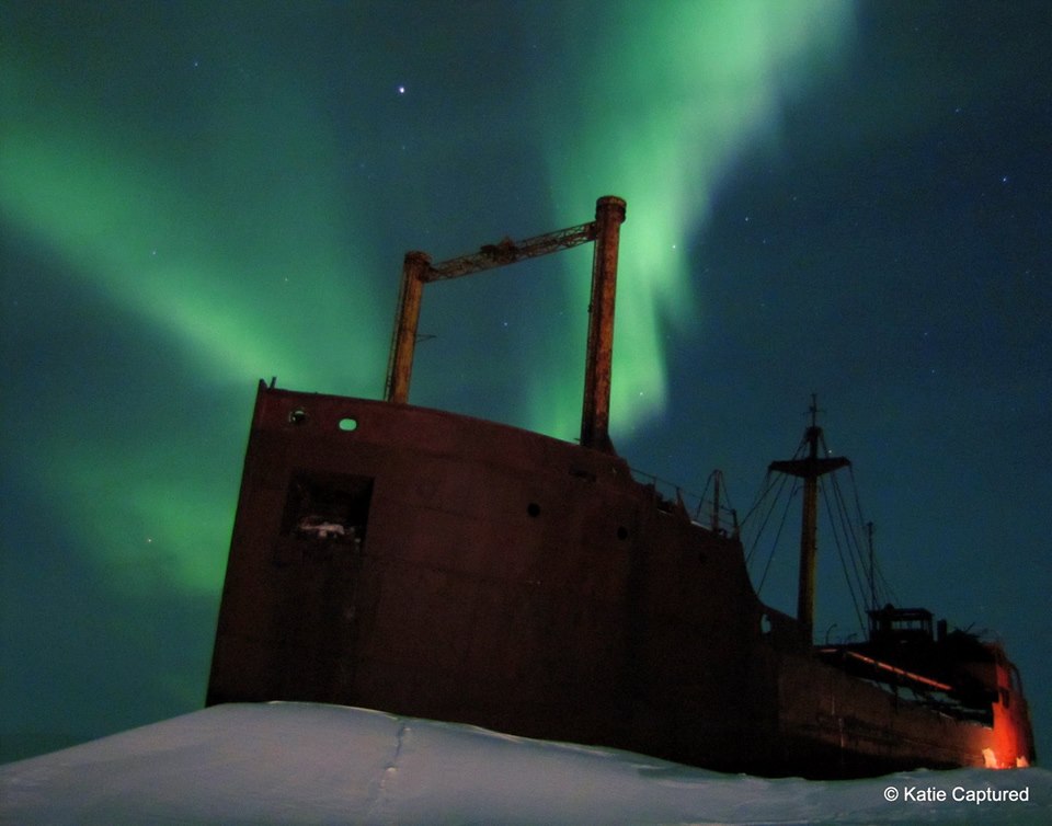 MV ithaca in Churchill