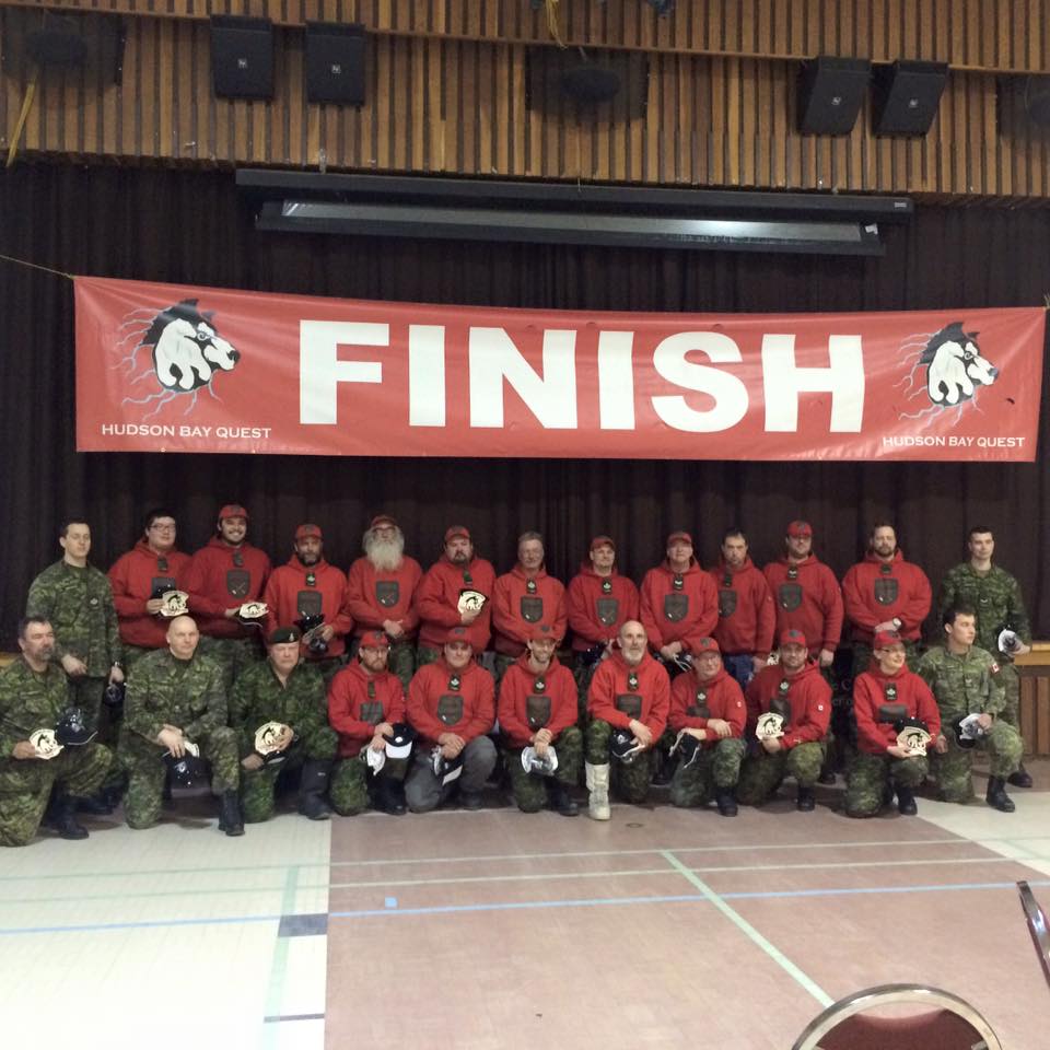Canadian Rangers at the Hudson Bay Quest