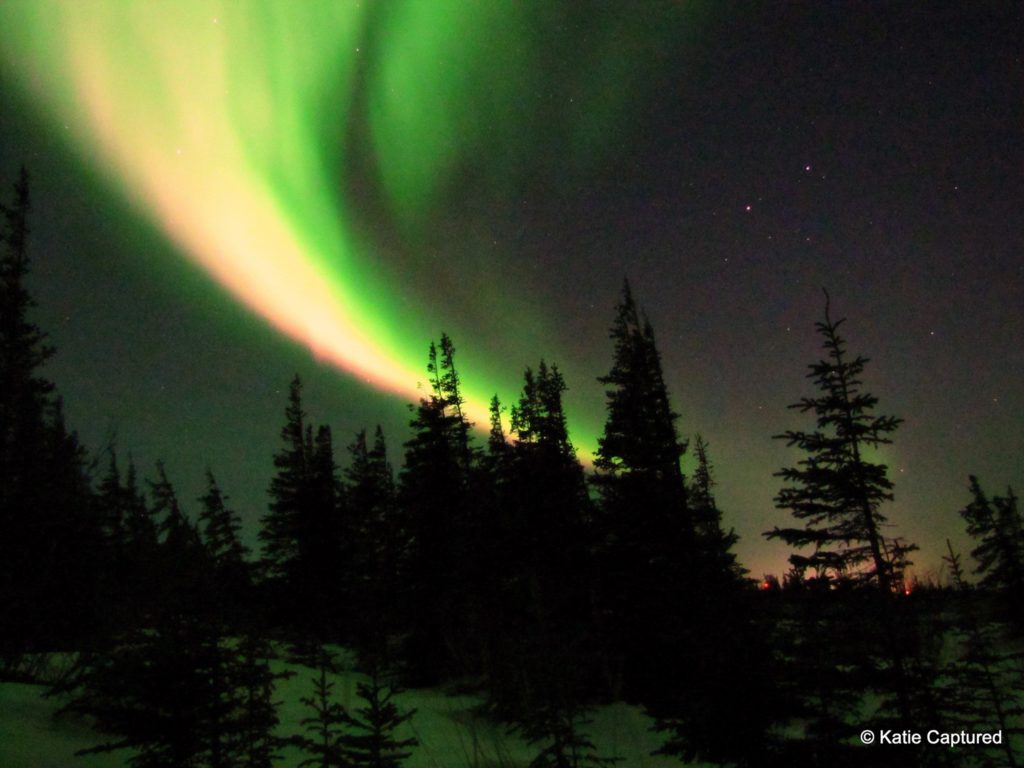 Northern lights in Churchill, MB