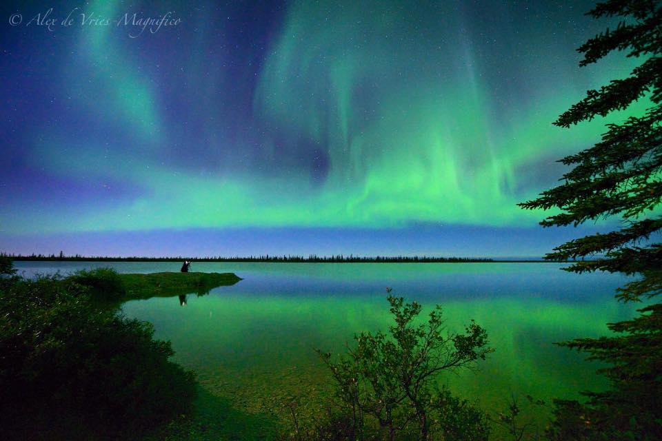 northern lights in Churchill