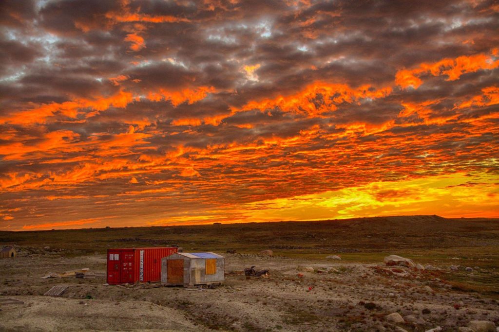 Clyde River Sunset Nunavut