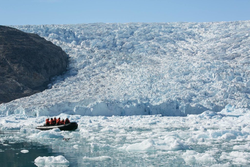 icy Greenland fjiord