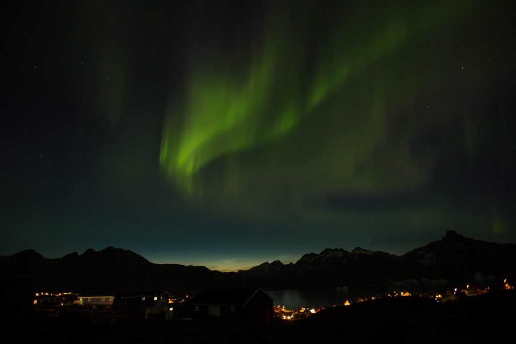 aurora borealis Greenland