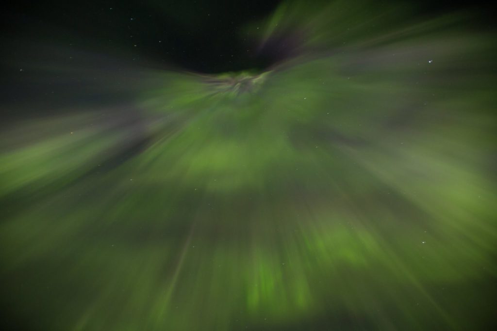 Aurora borealis in Greenland