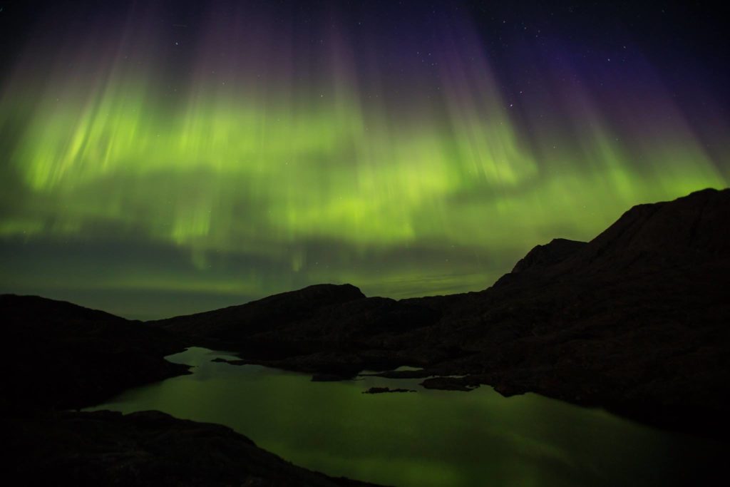 Tasiliaq, Greenland northern lights