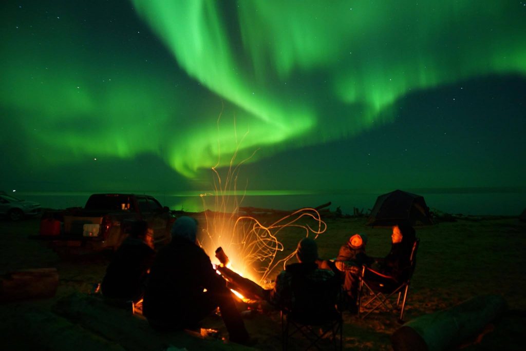 Northern Lights in the Northwest Territories.