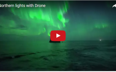 Northern Lights Drone Video