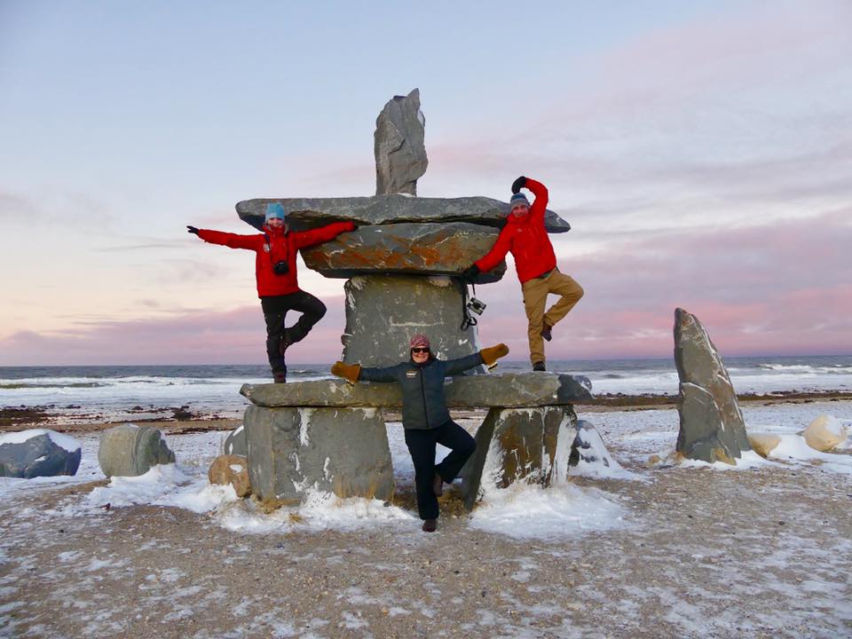 Churchill inukshuk
