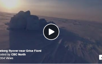 Grise Fiord Iceberg Flyover