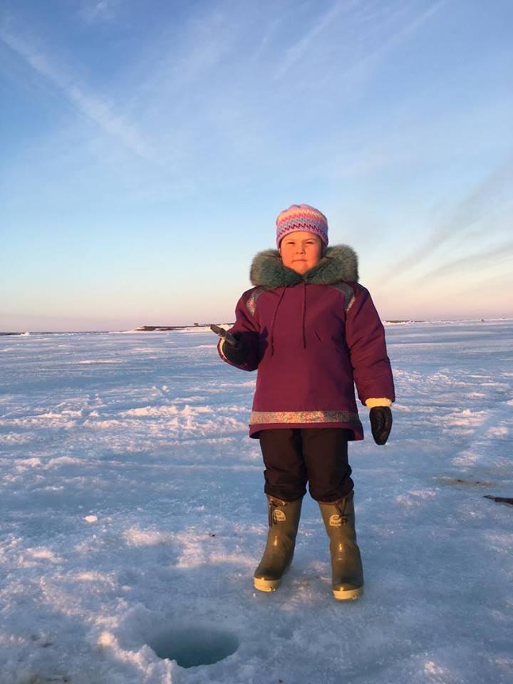 Rankin Inlet ice fishing