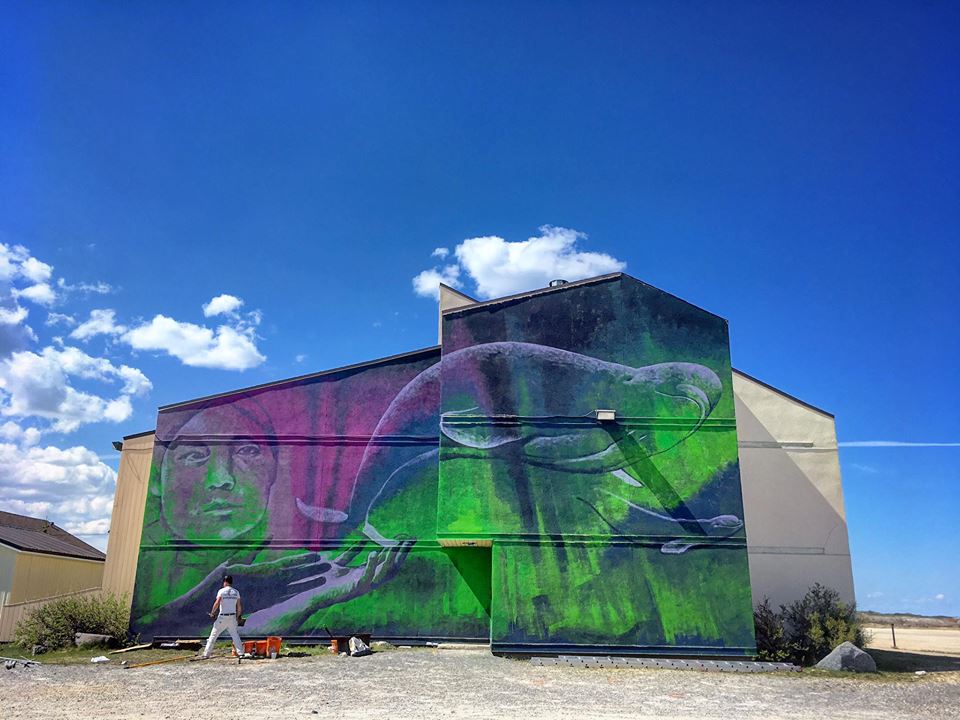 Churchill Sea Walls murals