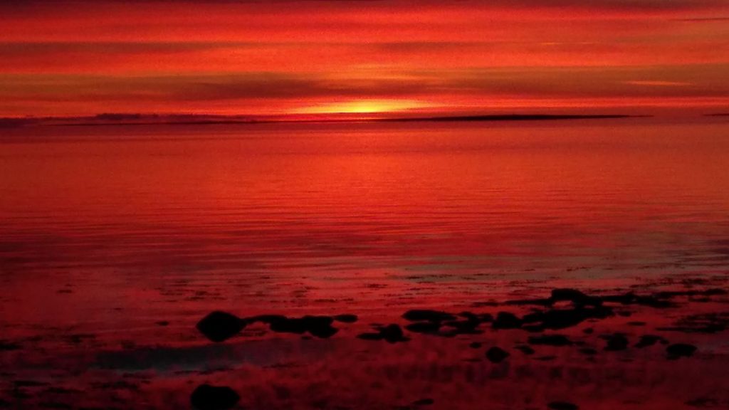 Arviat, Nunavut sunrise