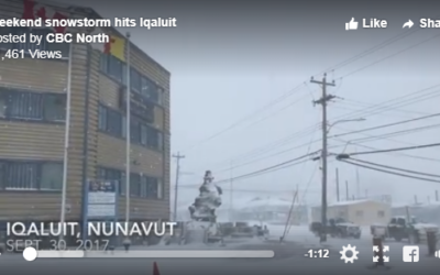 Iqaluit Snowstorm Rings In Fall