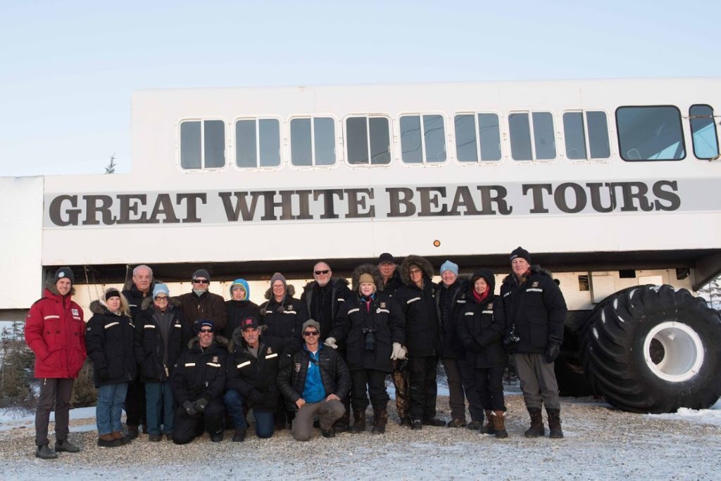 Polar rover and group Great White Bear in Churchill