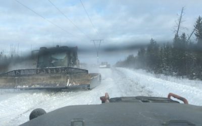 Churchill Asking Santa for Ice Road