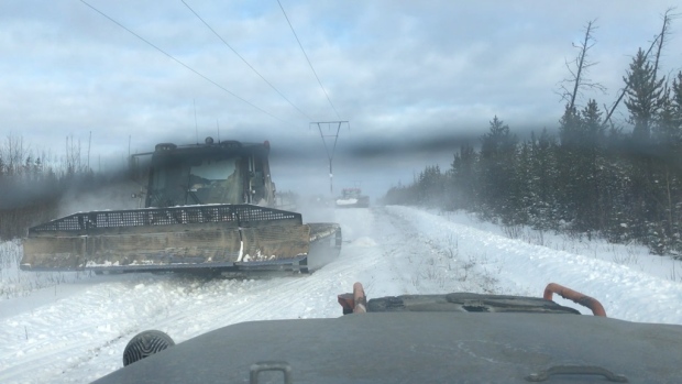 Ice road to Churchill