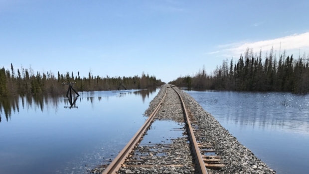 Hudson bay rail line