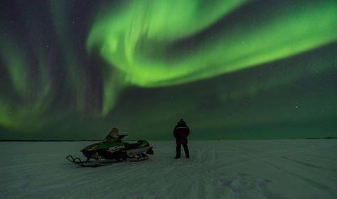 Northern lights in th Arctic