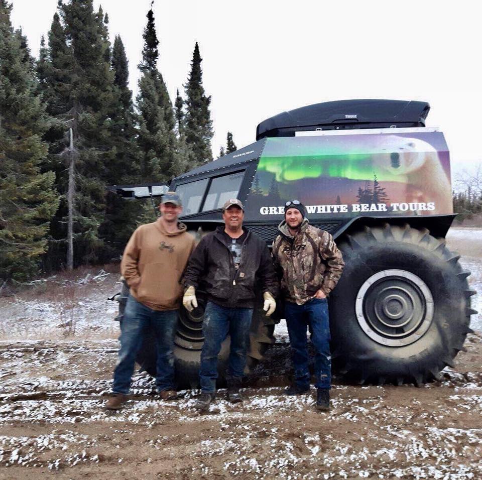 Great white bear tours, all terrain vehicle , churchill
