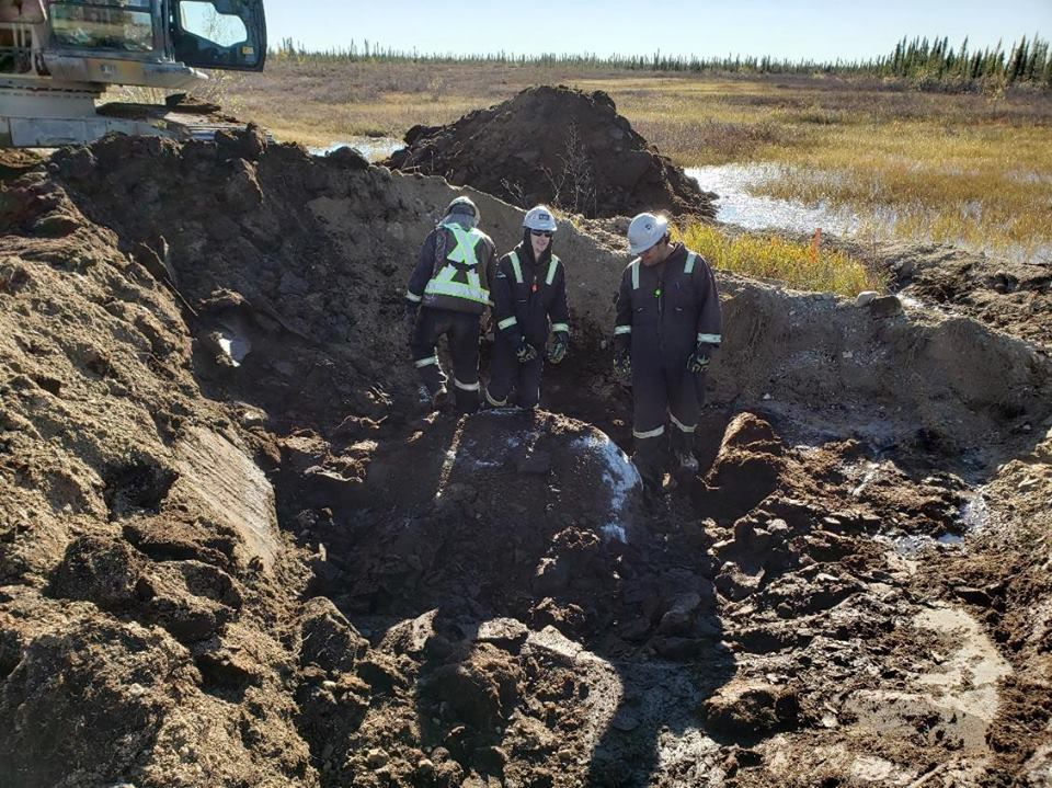 Arctic Gateway works on Hudson Bay Line in Manitoba.