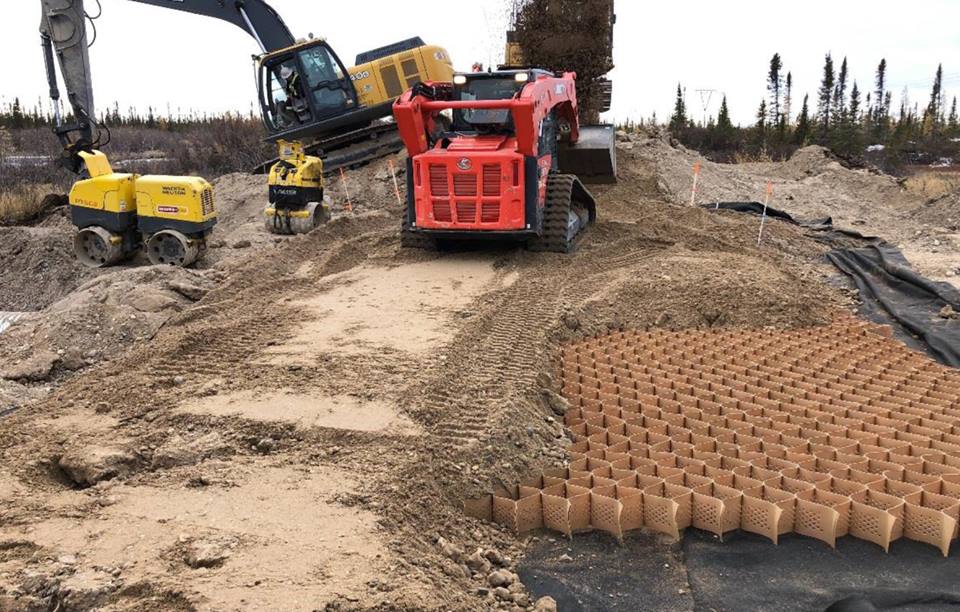 washout and repair Hudson Bay Line