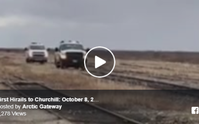 Hi-rail Vehicles Arrive in Churchill