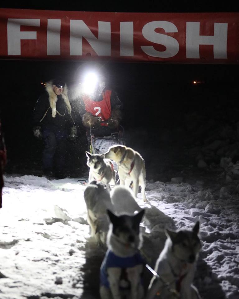 Hudson Bay Quest finish line