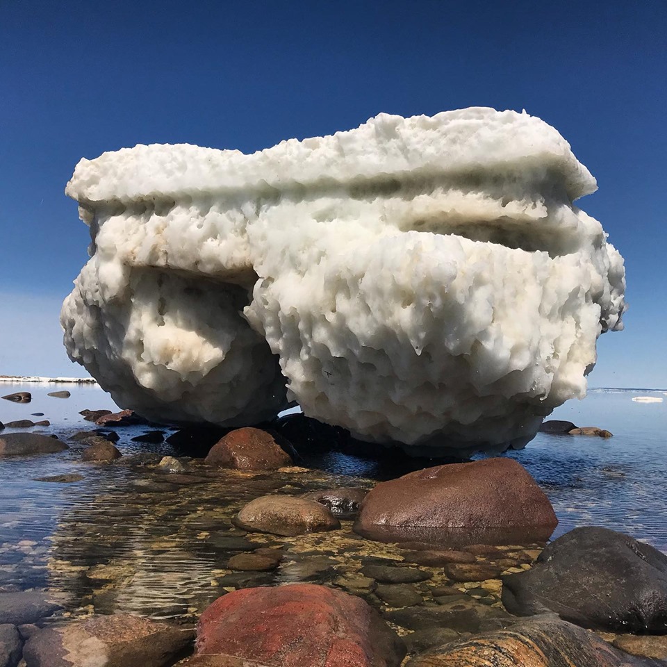 Ice floe in Churchill