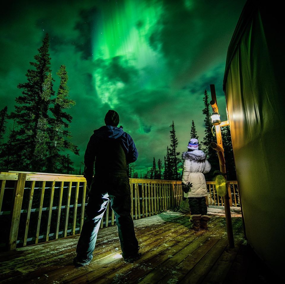 Aurora borealis in Churchill.